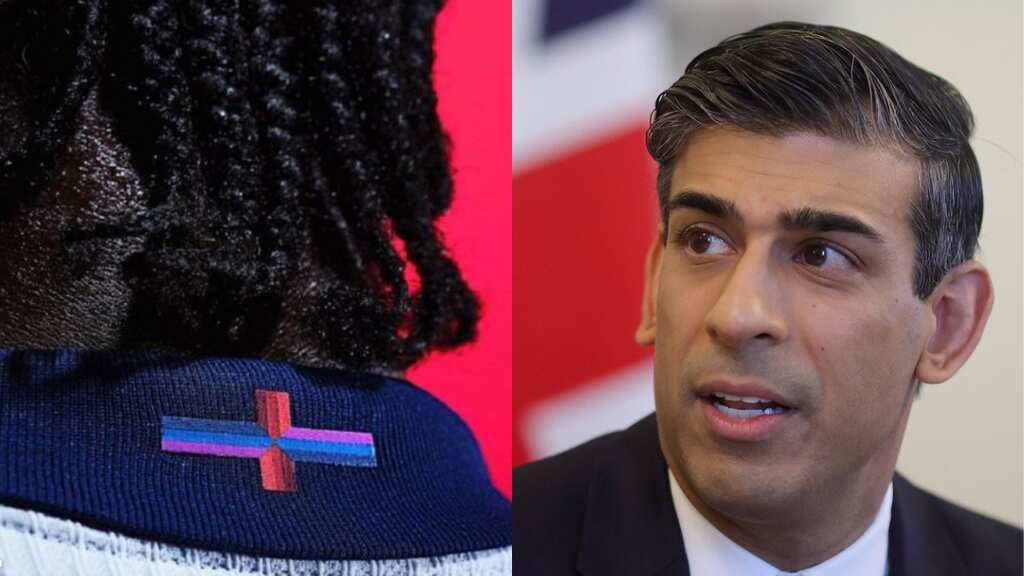 Football: Don't mess with the England flag, says PM Rishi Sunak as kit gets update