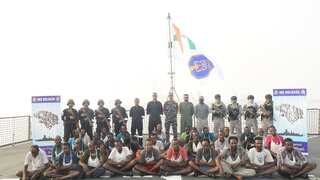 Indian Navy dealt with 13 major incidents in last 100 days in Western Indian Ocean; saved 110 lives