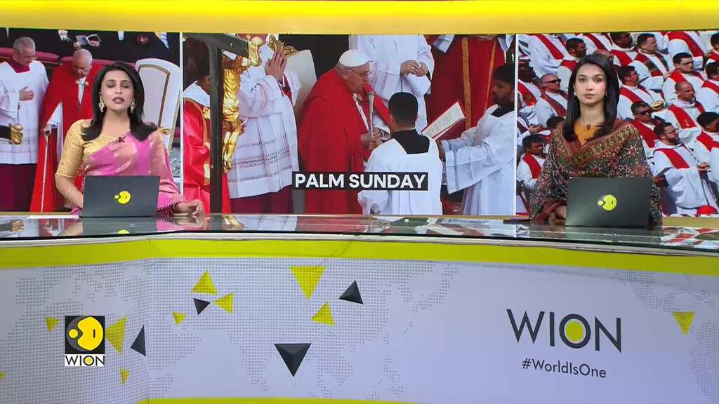Palm Sunday 2024: 25,000 people attend mass held in St. Peters' square in Vatican