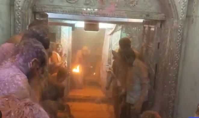 Video: Fire breaks out at Ujjain Mahakal Temple in India during ‘bhasma aarti’ as part of Holi; 14 hurt