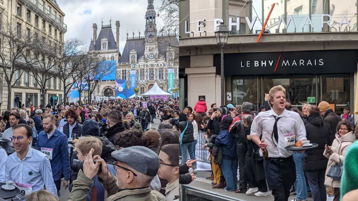 Watch | Paris revives 110-year-old tradition with quirky waiter race ahead of 2024 Olympics Watch | Paris revives 110-year-old tradition with quirky waiter race ahead of 2024 Olympics