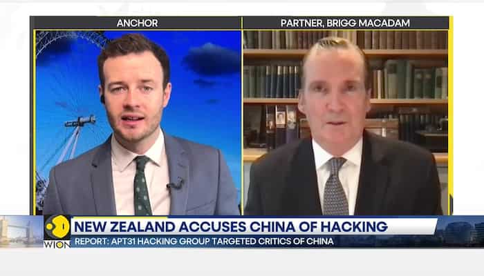 New Zealand accuses China of hacking parliament