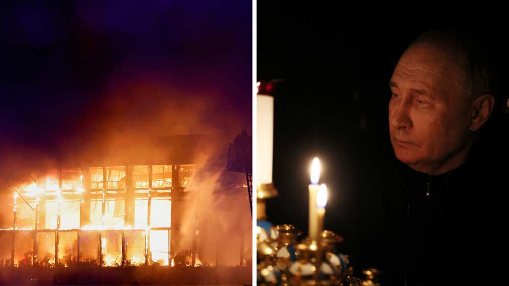 Putin repeats Islamist, Ukraine link with Moscow concert attack