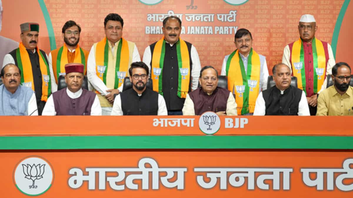 BJP nominates all six former Congress MLAs for Himachal Pradesh assembly by-polls BJP nominates all six former Congress MLAs for Himachal Pradesh assembly by-polls