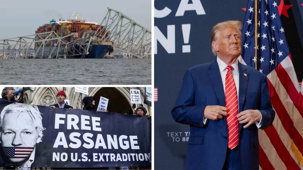 Top 10 news: Ship's all-Indian crew 'fine' after Baltimore bridge collapse; Assange extradition on hold & more