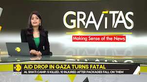 Gravitas | Gaza aid crisis: 5 killed after airdropped package falls on them