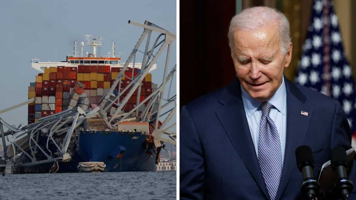 Biden says he commuted over Baltimore bridge by train 'many times'. The problem? It has no rail tracks!