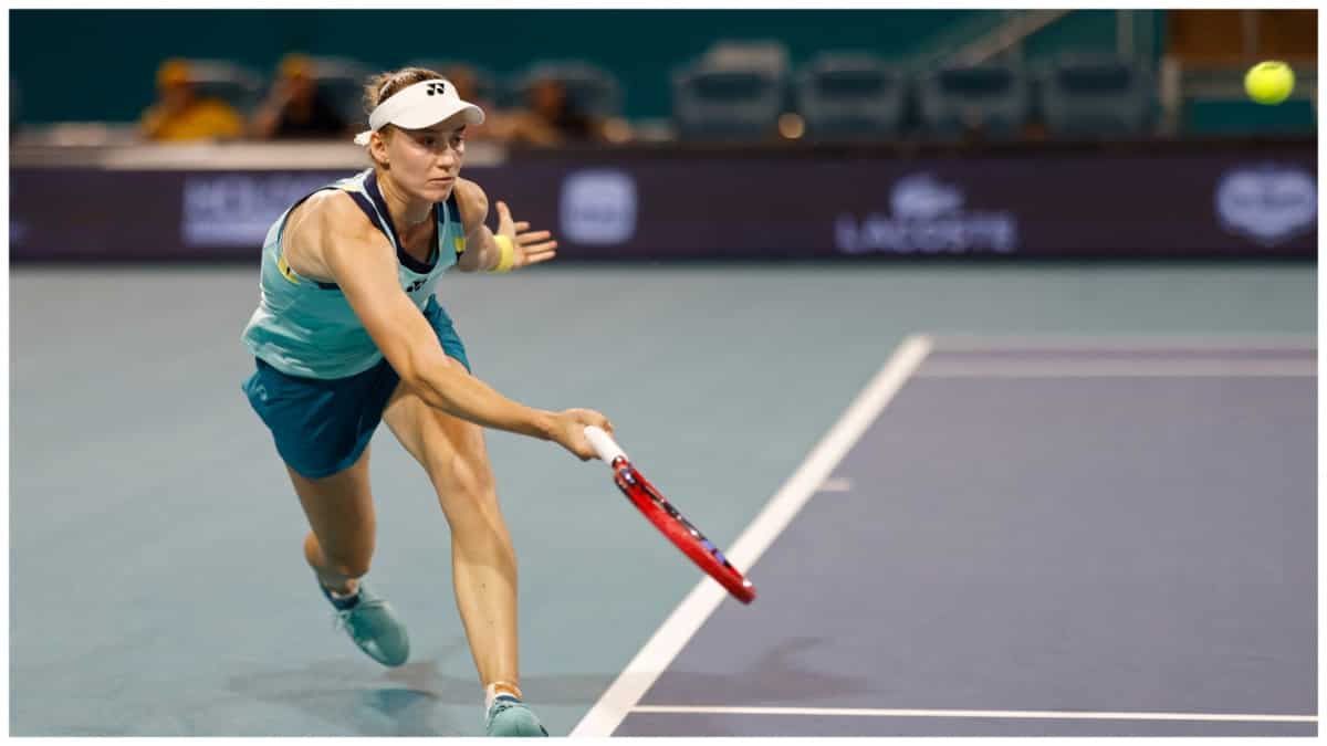Tennis: Elena Rybakina survives Maria Sakkari battle to enter Miami Open semifinals Tennis: Elena Rybakina survives Maria Sakkari battle to enter Miami Open semifinals