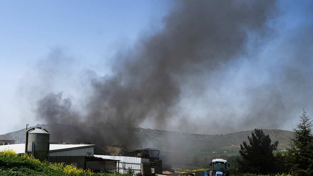 At least eight killed in Israel and Hezbollah counterstrikes across Lebanon border
