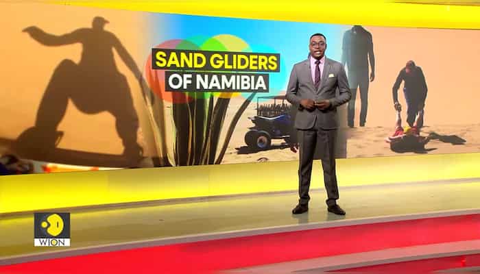 Sandboarding makes comeback in Namibia desert town