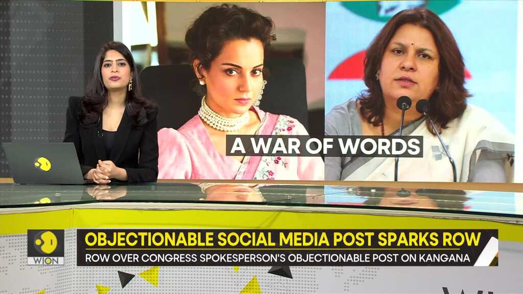 Row over Congress's Supriya Shrinate's objectionable post on Kanagana Ranaut