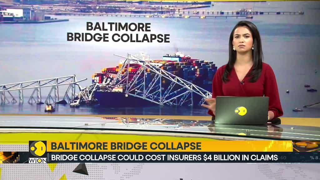 Baltimore Bridge Collapse: Bridge collapse could cost insurers $4 Billion in claims
