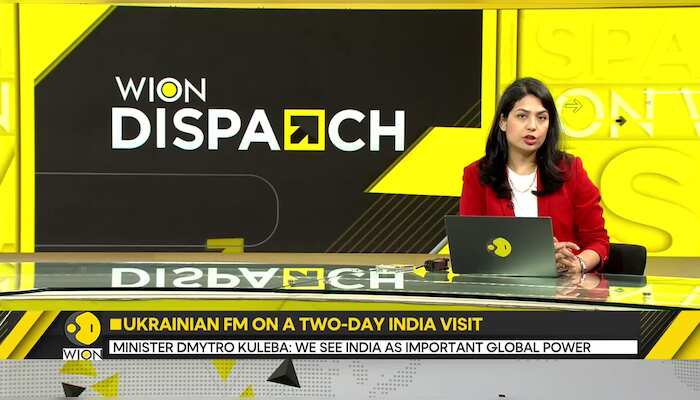 Ukraine FM Dmytro Kuleba arrives in New Delhi to seek support for peace summit