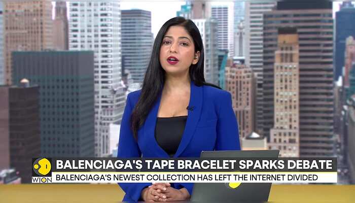 Balenciaga’s latest bracelet looks like a roll of tape, sparks controversy