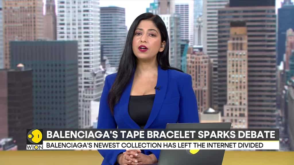 Balenciaga’s latest bracelet looks like a roll of tape, sparks controversy