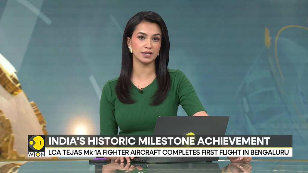 India: LCA Tejas Mark 1A fighter aircraft completes first flight in Bengaluru