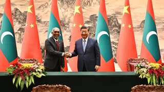 Climate change-threatened Maldives receives Tibetan glacier water from China