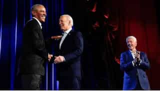 Former presidents Obama, Clinton join Biden in New York to attract eyeballs and funds