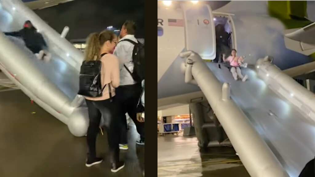 Passengers evacuate Frontier airlines' flight due to 'strong odour'