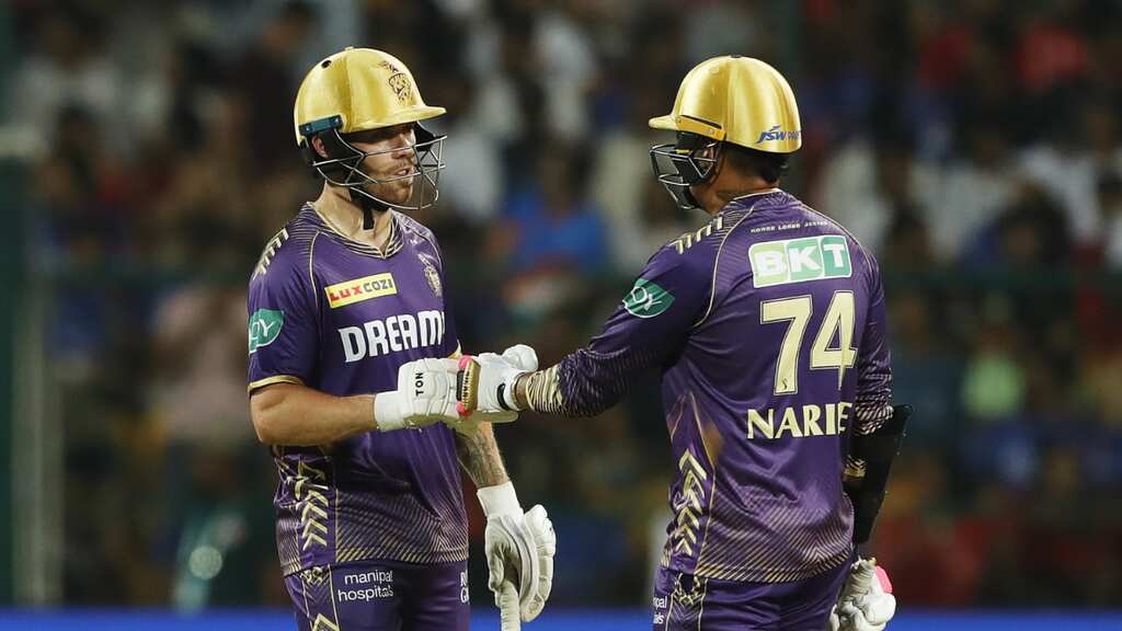 IPL 2024: KKR end away wins jinx in RCB's backyard with emphatic seven-wicket victory in Bengaluru