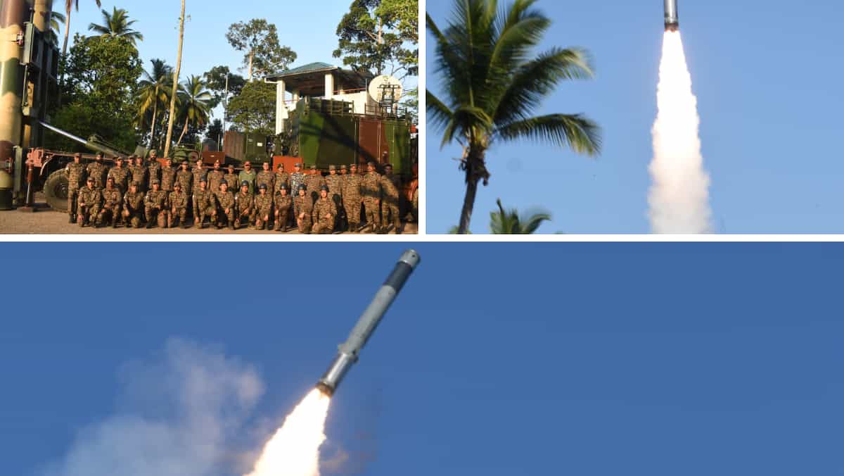 WATCH | Indian Army shows military prowess with BrahMos missile fired above Andaman and Nicobar Islands