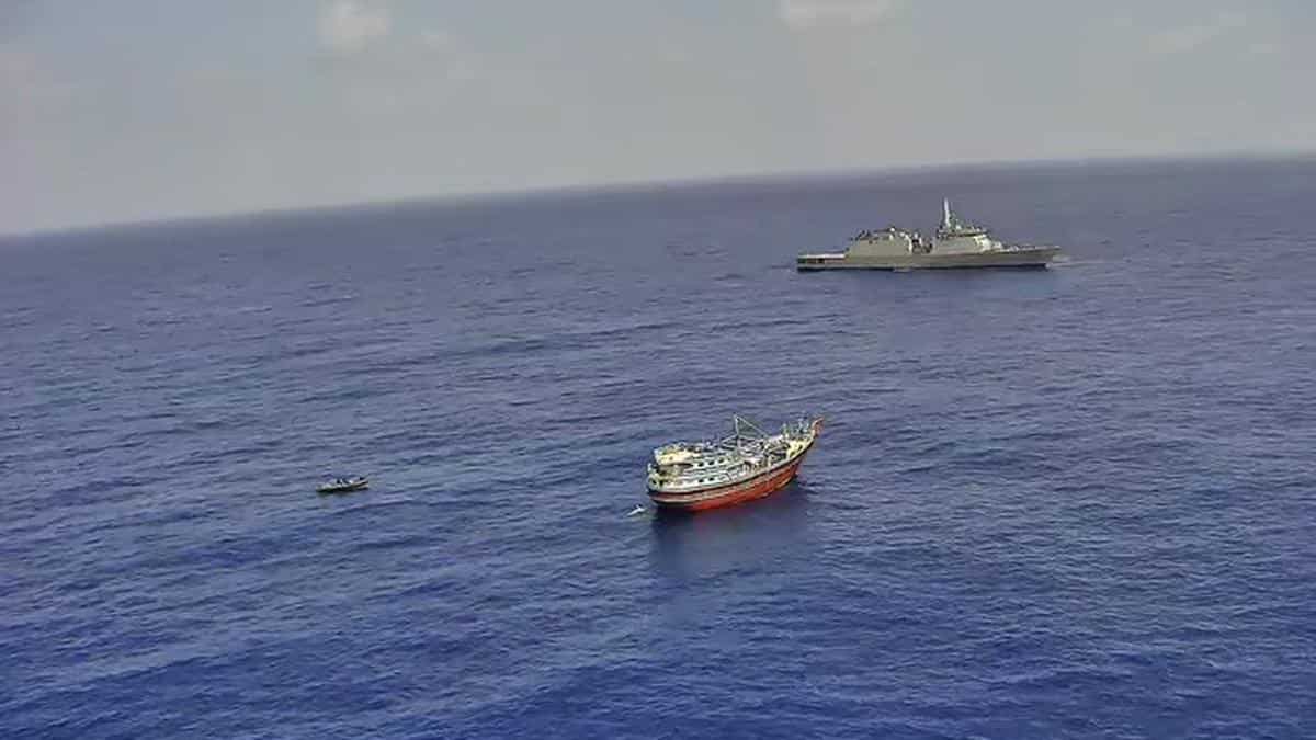 Indian Navy rescues 23 Pakistanis from hijacked Iranian vessel in Arabian Sea operation
