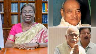 Indian President Droupadi Murmu confers Bharat Ratna to two former PMs, BJP veteran Advani, and others