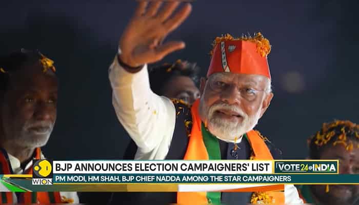 BJP announces list of elections campaigners; PM Modi, Amit Shah & JP Nadda among star campaigners