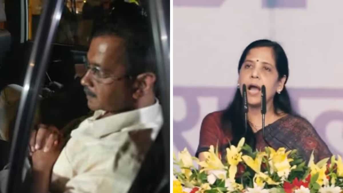 They can't keep Kejriwal in jail for long: Delhi CM's wife lists his six guarantees for Lok Sabha polls They can't keep Kejriwal in jail for long: Delhi CM's wife lists his six guarantees for Lok Sabha polls