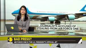 Gravitas | US reporters accused of stealing wine glasses, plates, pillow cases from Air Force One