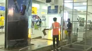 Video: A part of ceiling collapses at Guwahati airport amid heavy rain