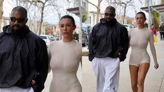 Bianca Censori trolled for wearing sheer bodysuit on lunch date with Kanye West