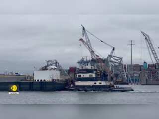 Baltimore bridge collapse: Indian crew to stay onboard till probe is over