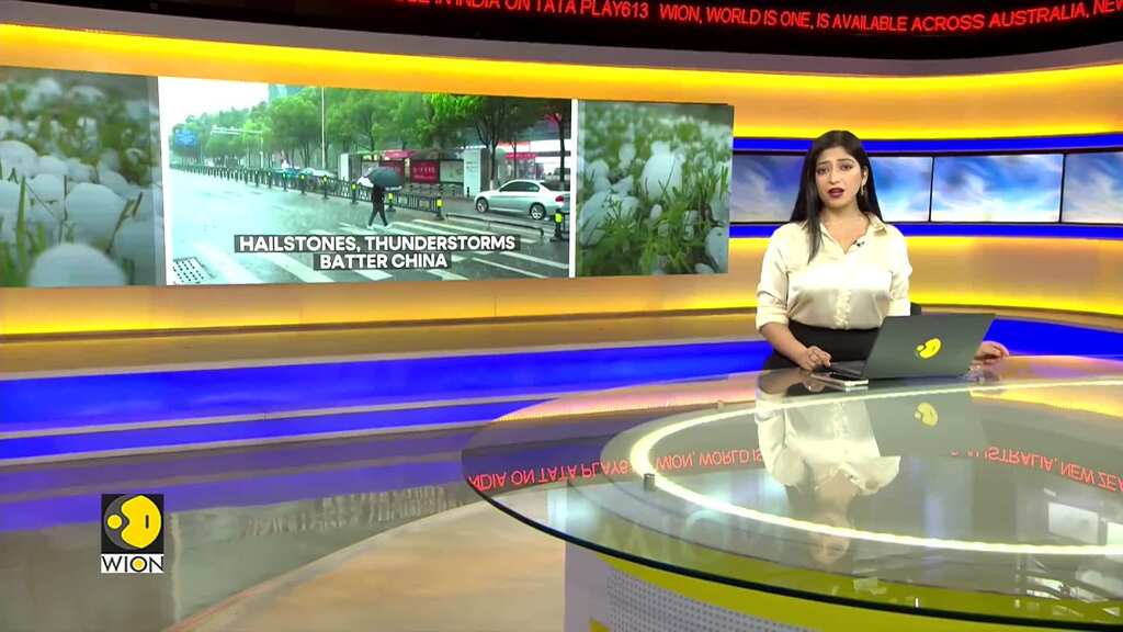 Hailstones, thunderstorms batter large parts of China