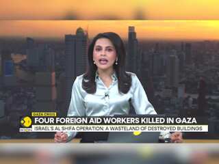 Israeli strike kills four foreign aid workers: Gaza officials