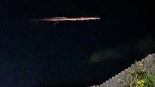 WATCH: Mysterious streak of light over Southern California sky puzzles onlookers