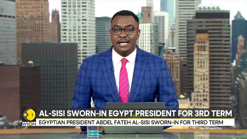 Egyptian President Al-Sisi sworn in for third term