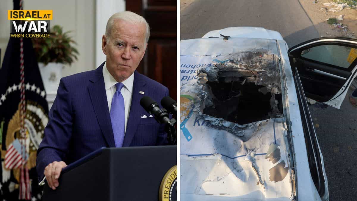 Biden expresses outrage over aid workers' death, sharply criticises Israel for 'inaction' Biden expresses outrage over aid workers' death, sharply criticises Israel for 'inaction'