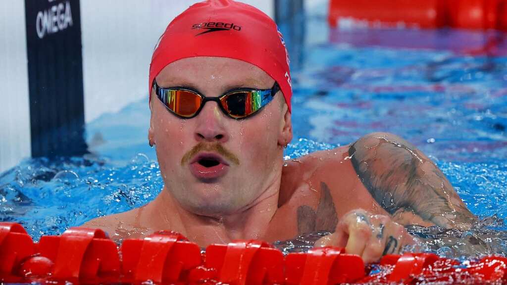 Adam Peaty books Paris 2024 ticket with fastest time in 100m breaststroke at British swimming championships
