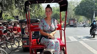 Is Scarlett Johansson in Delhi? Image of the actress sitting on a rickshaw goes viral 