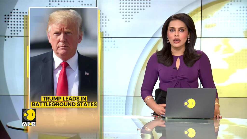 US Elections 2024: Trump leads Biden in 6 battleground states says opinion poll