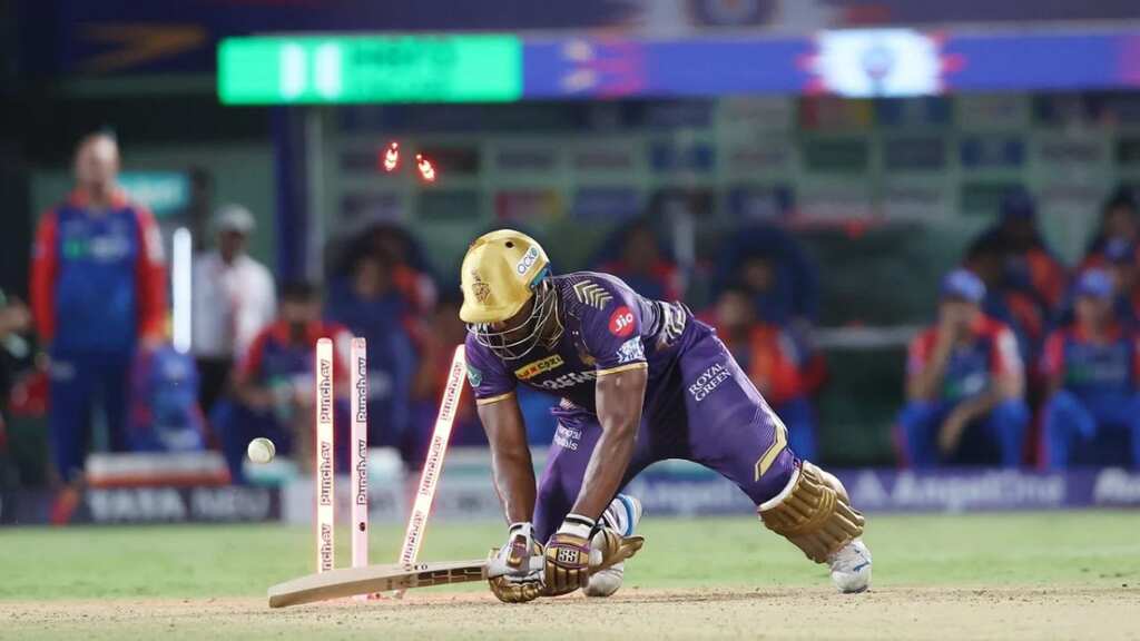 IPL 2024: WATCH | DC pacer Ishant Sharma brings KKR's Andre Russell on knees with searing yorker