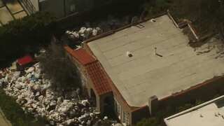 Garbage buries a home in 'affluent' LA, officials declare it 'public health emergency'