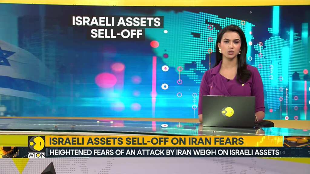 Heightened fears of an attack by Iran weigh on Israeli assets