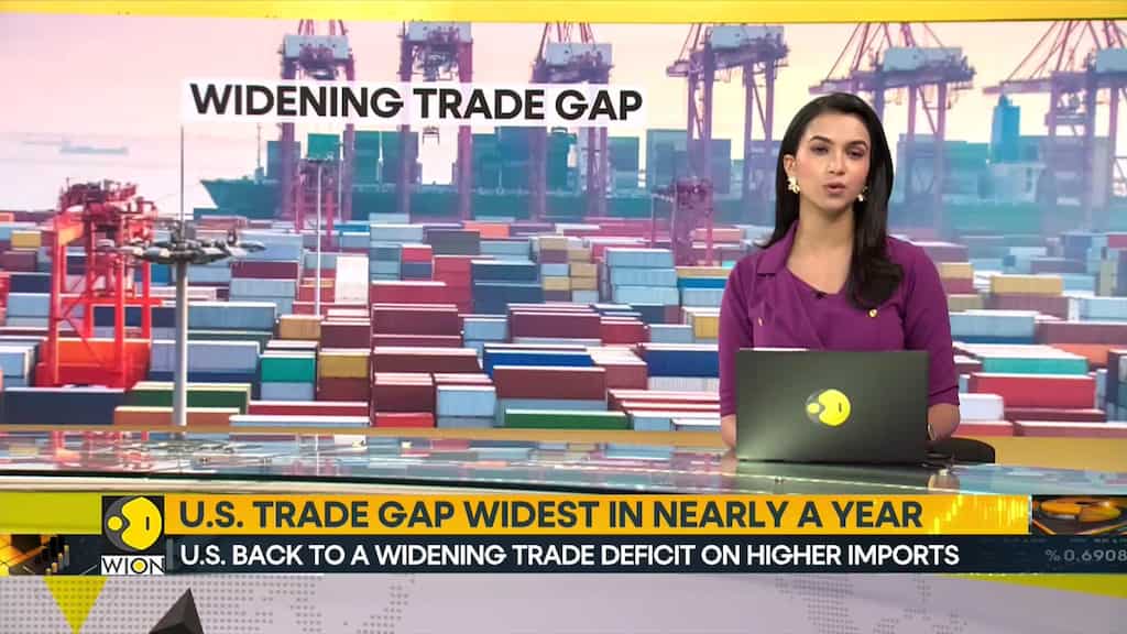 US back to a widening trade deficit on higher imports