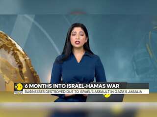 6 months of Israel-Gaza war: Businesses destroyed due to Israel's assault in Gaza's Jabalia