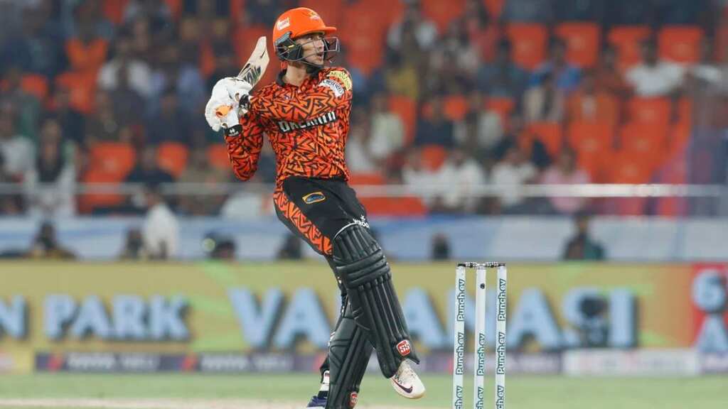 IPL 2024: WATCH | SRH batter Abhishek Sharma hits 27 in an over vs CSK, thanks Yuvraj Singh later