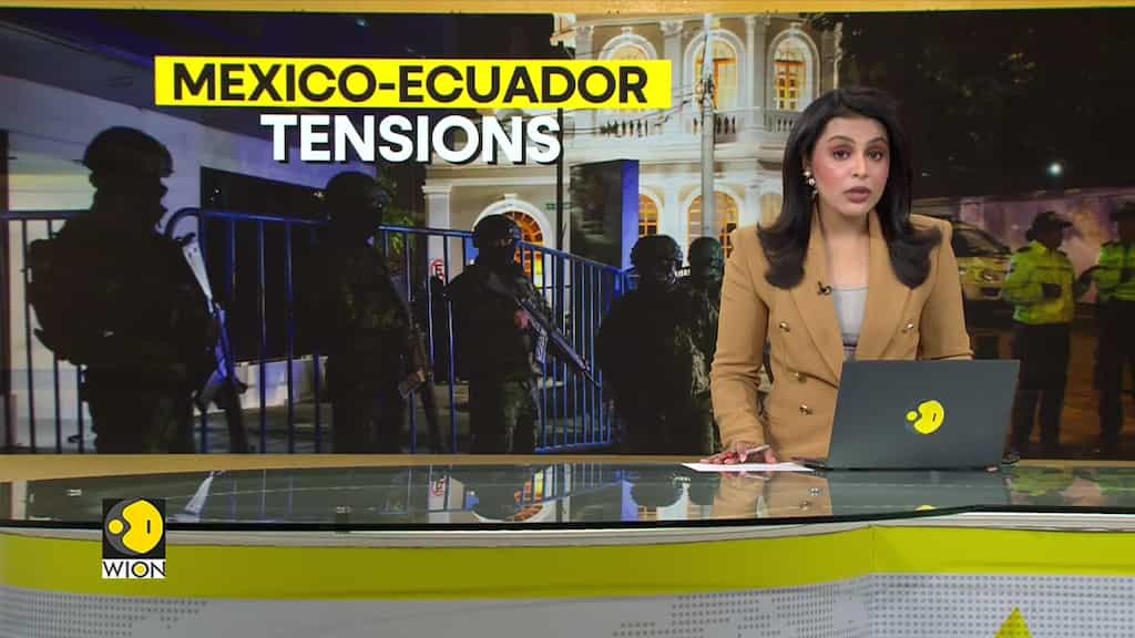 Mexico suspends diplomatic ties with Ecuador | Ecudorian forces storm Mexico's embassy in Quito