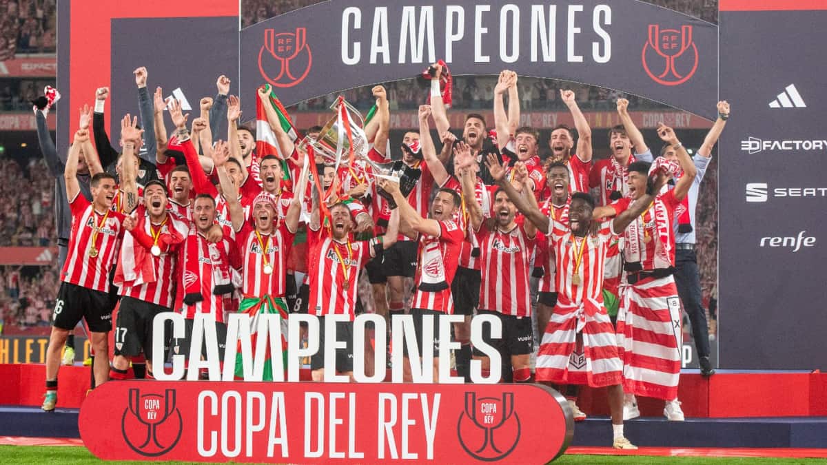 Fans rejoice as Athletic Bilbao win Copa del Rey for first title since 1984 Fans rejoice as Athletic Bilbao win Copa del Rey for first title since 1984