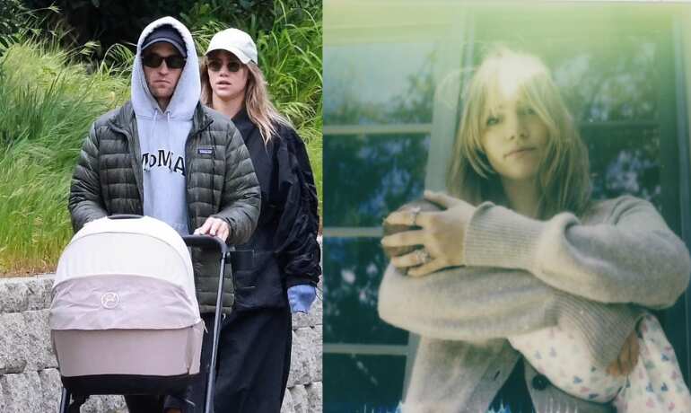 Suki Waterhouse posts first photo of her and Robert Pattinson's baby: 'Welcome to the world'